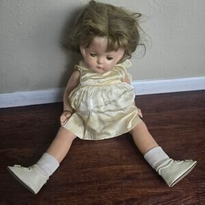 VERY RARE 1930's Effanbee Patsy Lou Composition Doll Original with Bracelet